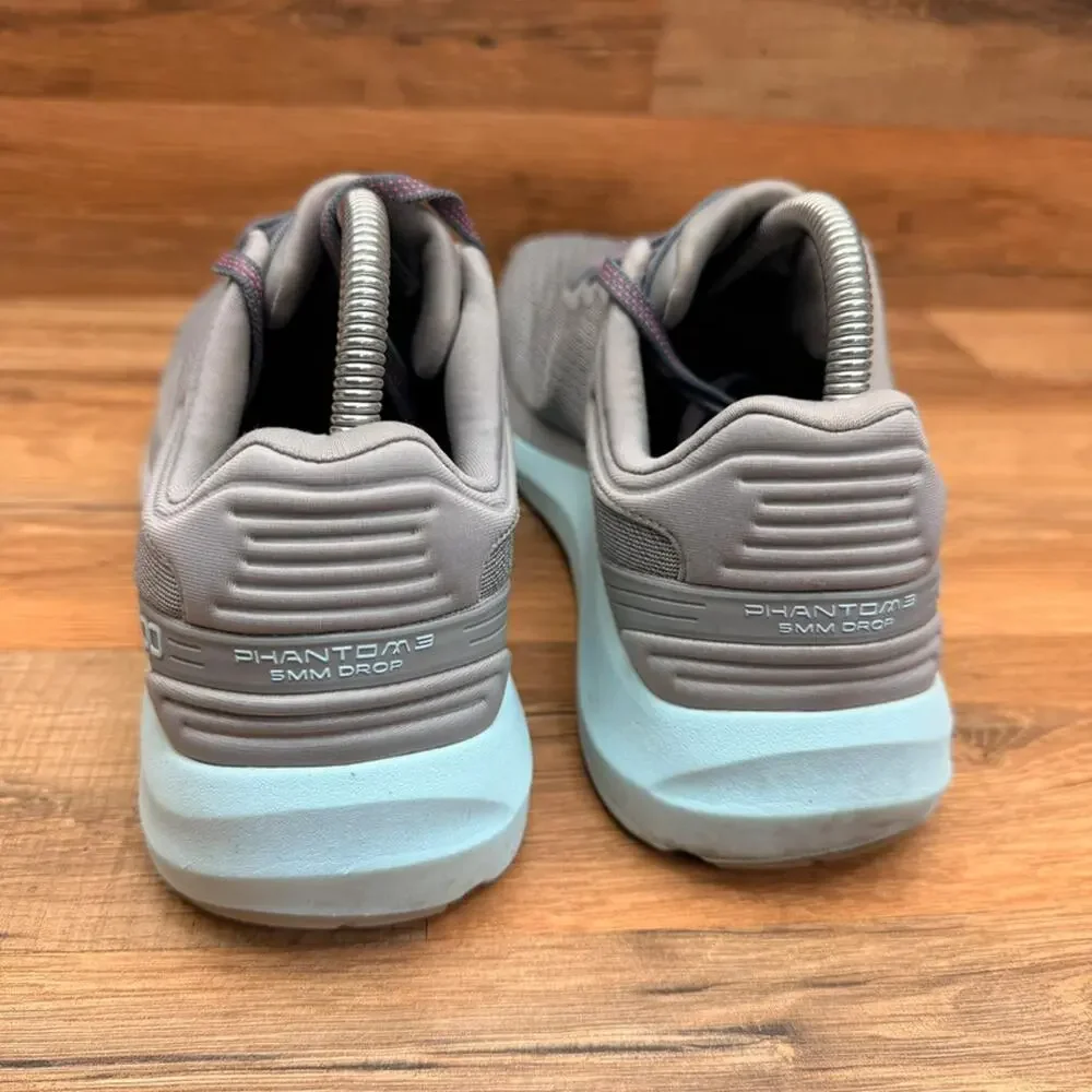 Topo Phantom 3 Womens Size 10 Gray Blue Athletic Workout Walking Shoes Sneakers
